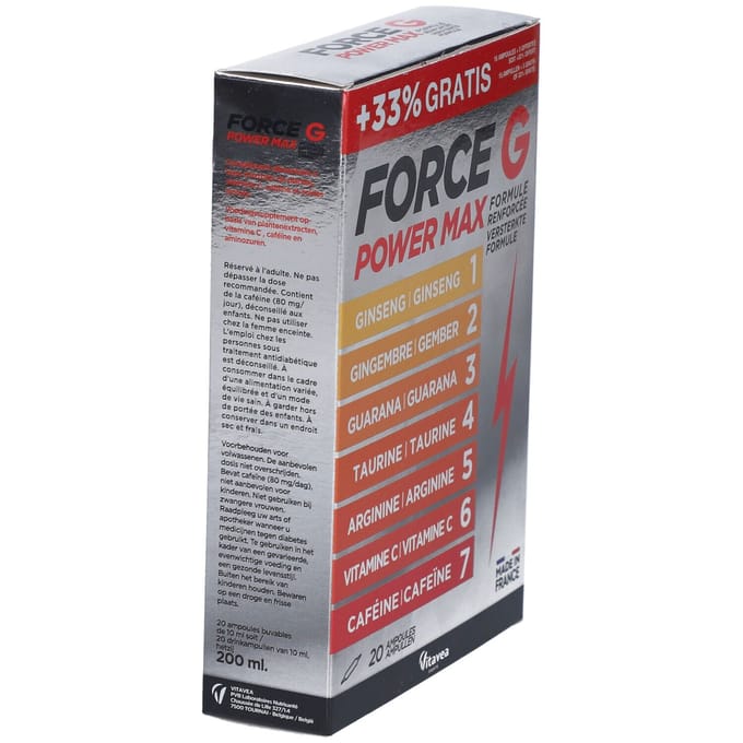 Vitavea Force G Power Max 20 Ampoules