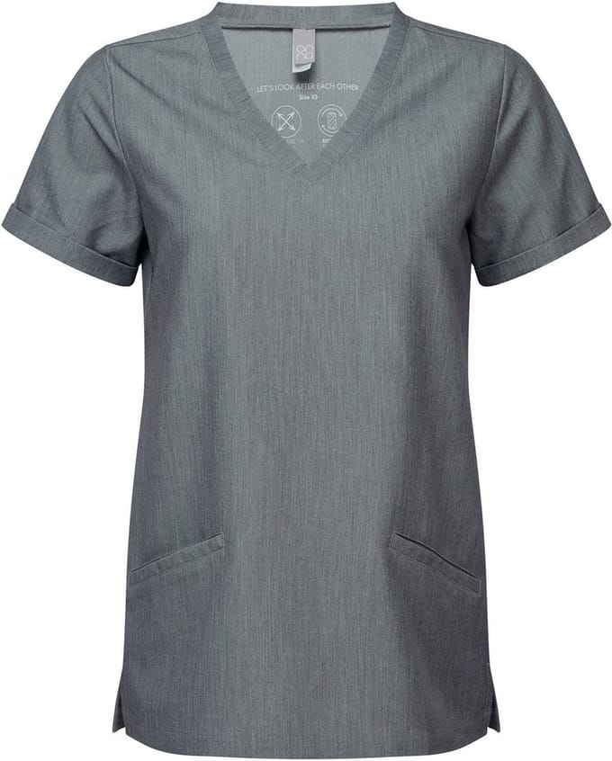 Schort/Tuniek/Werkblouse Dames M Onna Dynamo Grey 42% Polyester, 33% , 19% Viscose, 6% Elasthan