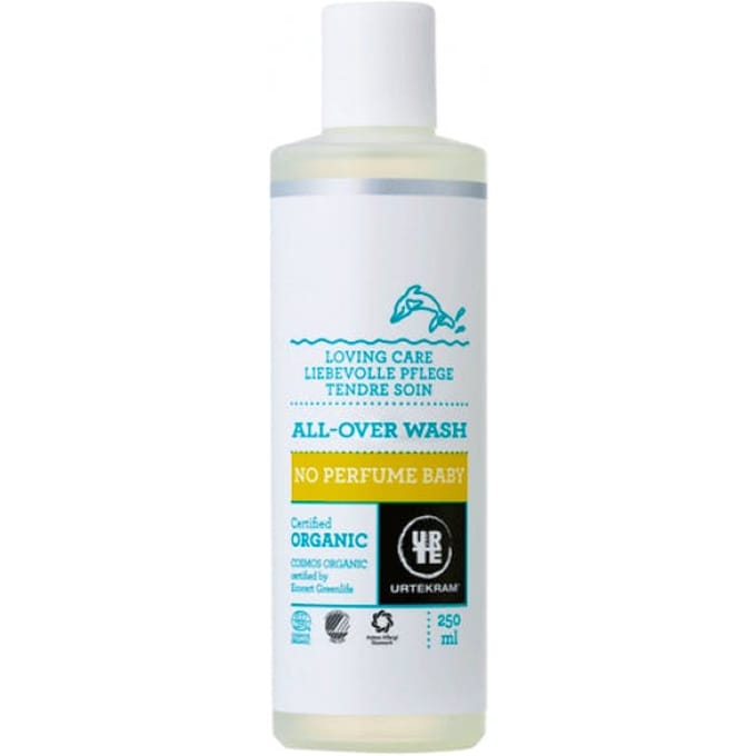 Urtekram Geen Parfum Baby All-Over Wassen 250 ml