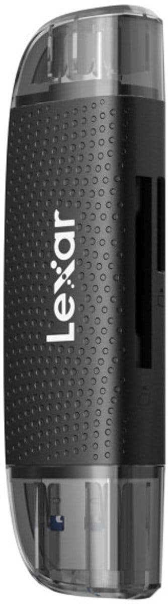 LEXAR LRW310 Dual-Slot-SD/microSD-Kartenleser mit USB 3.1 A & C