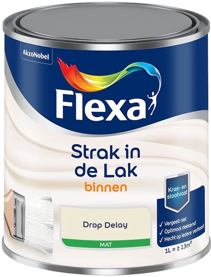 Flexa - Strak In De Lak Binnenlak Mat - Drop Delay - Mengverf - 1 L
