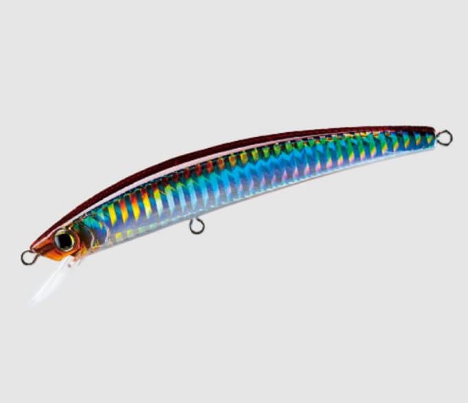 Yo Zuri Crystal Minnow DD 90 mm Drijvend Aas R1134-HSM (2356) gray