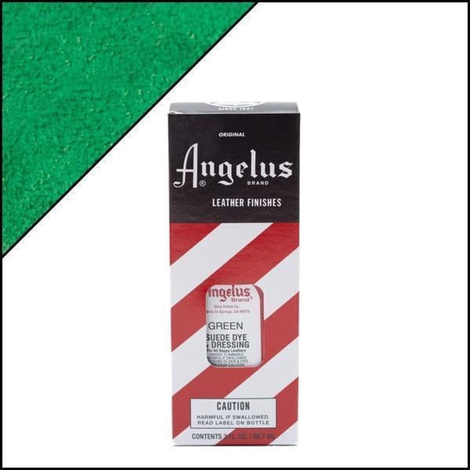 Angelus Suede Dye Groen 88,7ml/3oz  - Verf voor suede