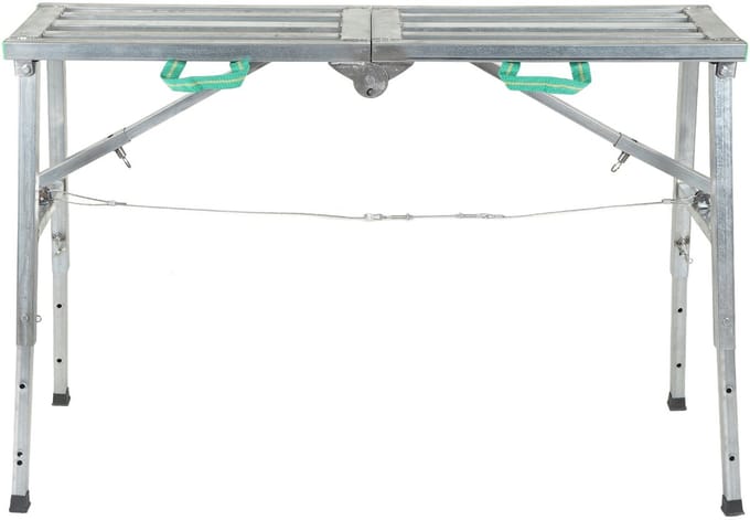 Aluminium Werkplatform – 120×30 cm – 60-90 cm Verstelbaar – Opvouwbaar – Antislip – Max. 200 kg
