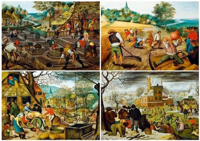 Puzzel 1000 Stukken Vier Seizoenen