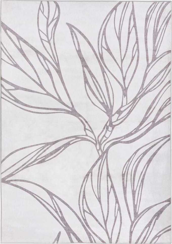 ERZURUM - Vloerkleed - Lichtbeige - 140 x 200 cm - Polyester