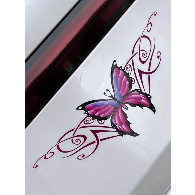 2 vellen Vlinderpatroon Auto Sticker one-size