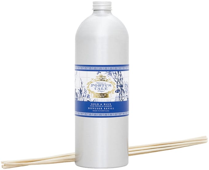 Castelbel - Portus Cale Gold & Blue - Geurstokjes - navulling 900 ml - refill - Portugal