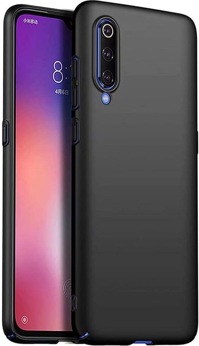 Silicone hoesje Geschikt voor: Xiaomi MI 9 Lite - Zwart