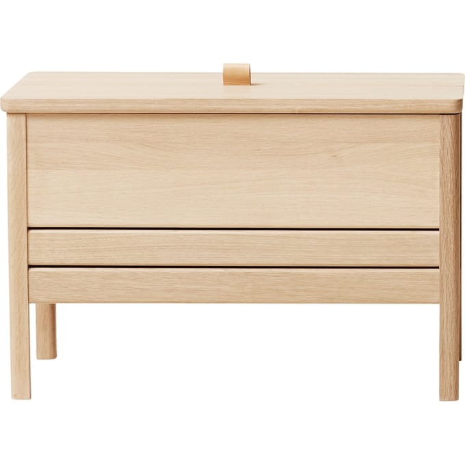 Form&Refine A Line 68 Opbergbank - eiken, wit geolied