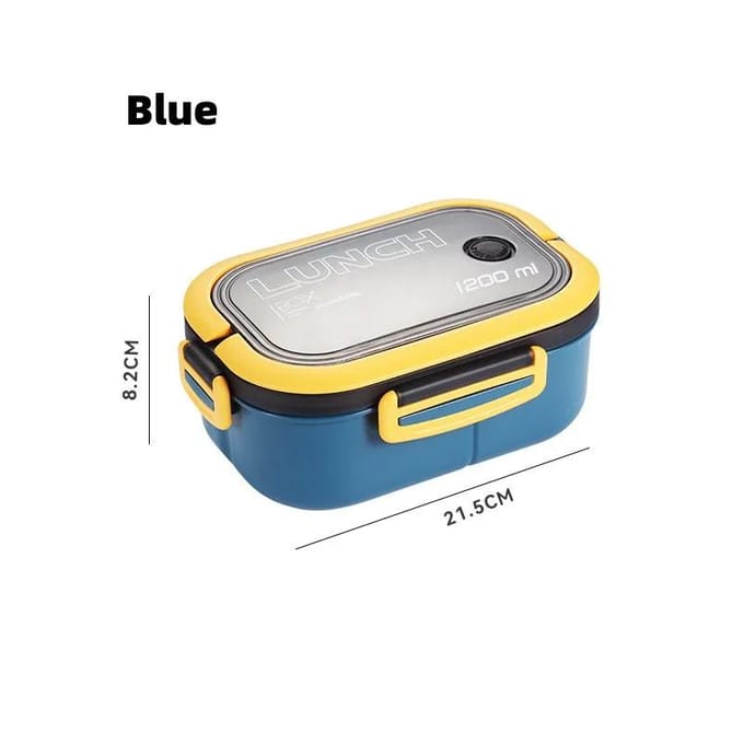 Leuke lunchbox voor kindercompartimenten Microwae Bento Lunchbox Kinderen Kid School Outdoor Camping Picknick Voedselcontainer Draagbaar 2