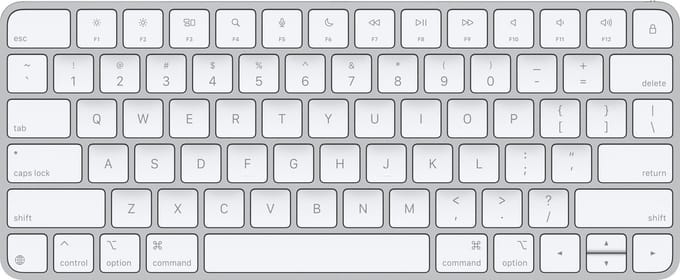 Apple Magic Keyboard - keyboard - QWERTY - US English Input Device - Toetsenbord - Engels (US international) - Wit