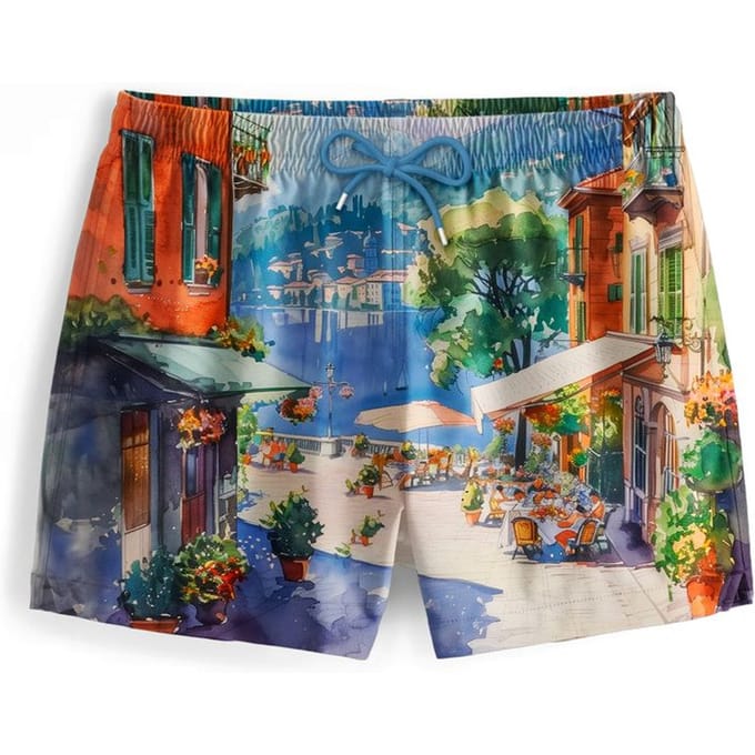 "Lake Como" Zwemshorts