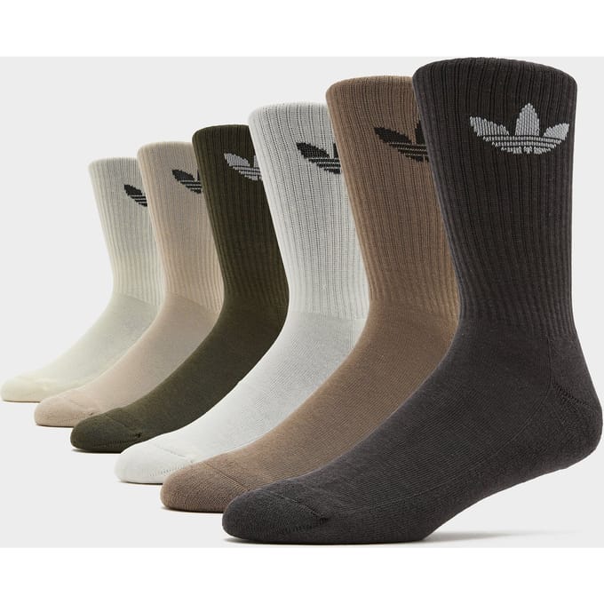 adidas Originals 6-Pack Trefoil Cushion Crew Sokken