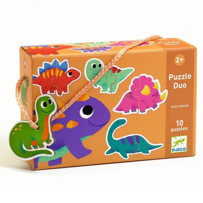 DJECO puzzel duo dinos 2 jr+