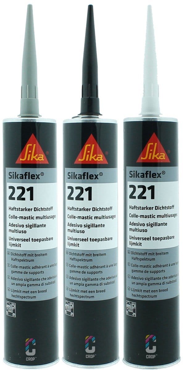 Sika Sikaflex 221 wit - 300 ml. Lijmkit - Afdichtingskit