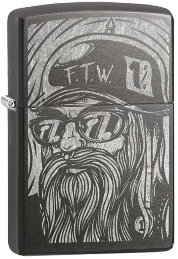 Zippo aansteker BEARED BIKER LA DESIGN