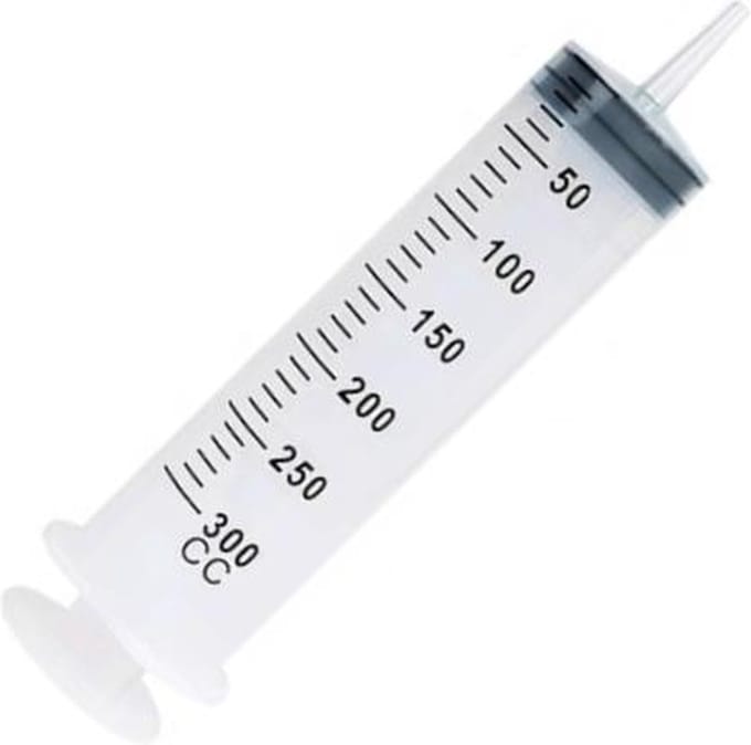 Injectiespuit - Doseerspuit - Spuit met extra lange tuit - 300 ml