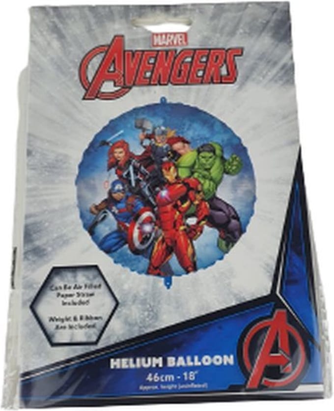 Marvel Avengers Helium Ballon - 18'' - 46 cm - Superhelden - Marvel - Kinderen - Verjaardag - Folie Ballon
