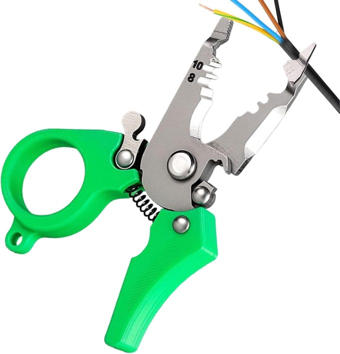 Elektrische Striptang - Multifunctioneel Gereedschap - Kabels Strippen - Ergonomisch Ontwerp - 180 mm Lengte - Uniek