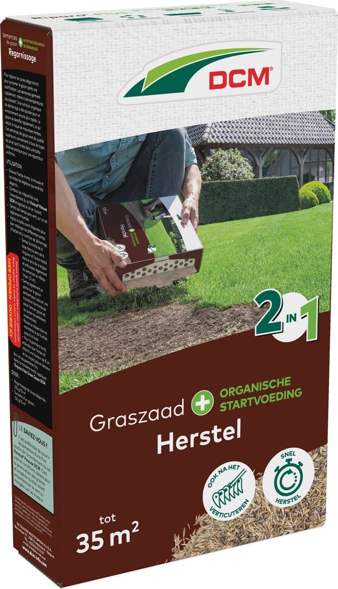 DCM GRASZAAD PLUS HERSTEL 0,525KG 35M²