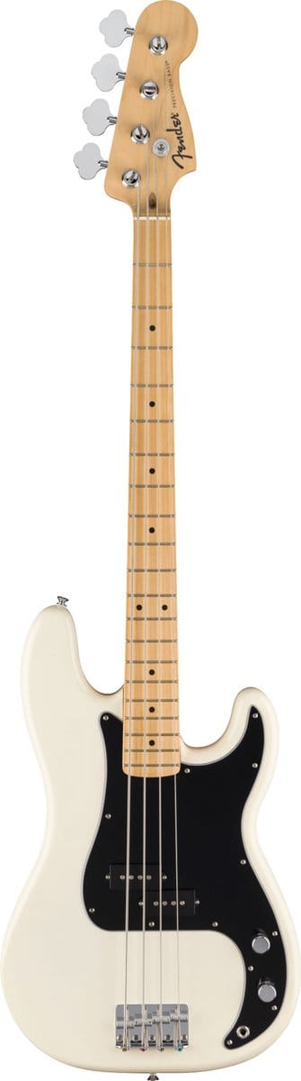 Fender Standard Precision Bass MN Olympic White - Elektrische basgitaar