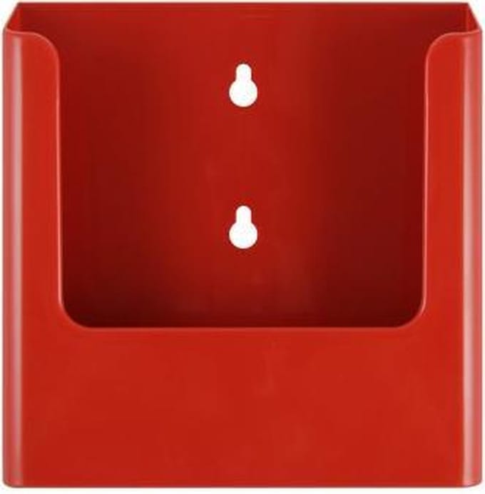 Folderhouder magnetisch A5 (staand/rood)