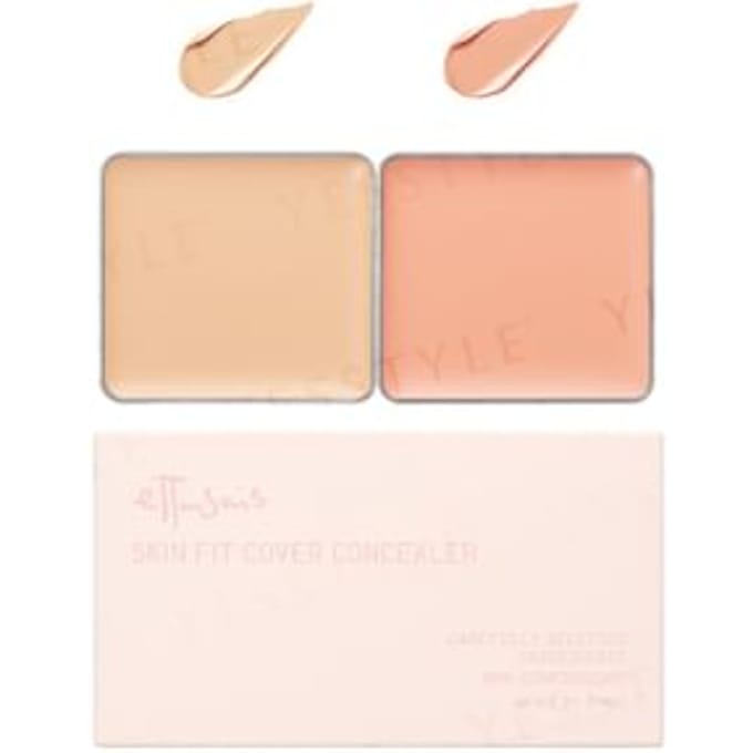 ettusais - Skin Fit Cover Concealer Versatile Beige & Clear Coral
