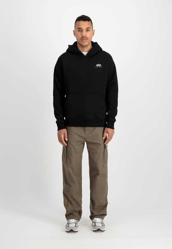 Hoodie met klein logo Alpha Industries Basic TPU