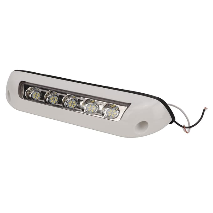 Universele LED-zonneschermverlichting voor campers, 12V 6000K, waterdicht, voor buitengebruik, voor aanhangwagens white