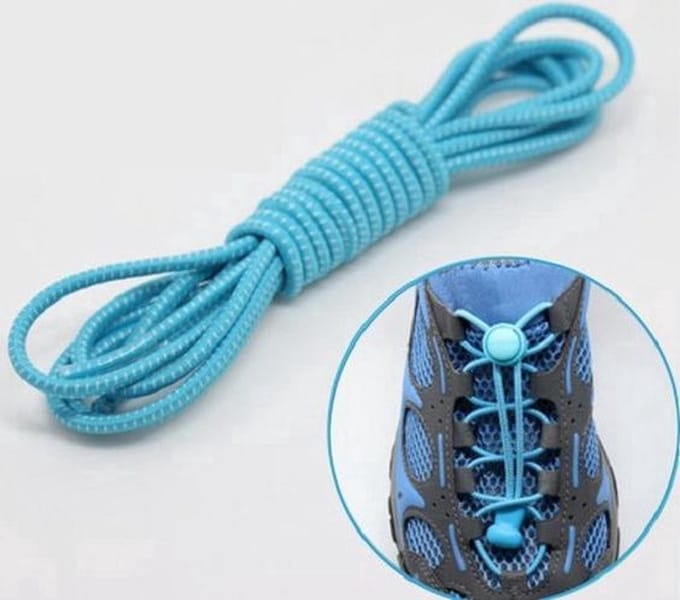 Go Go Gadget - Lock Laces - Perfect voor Hardlopen - Licht Blauw