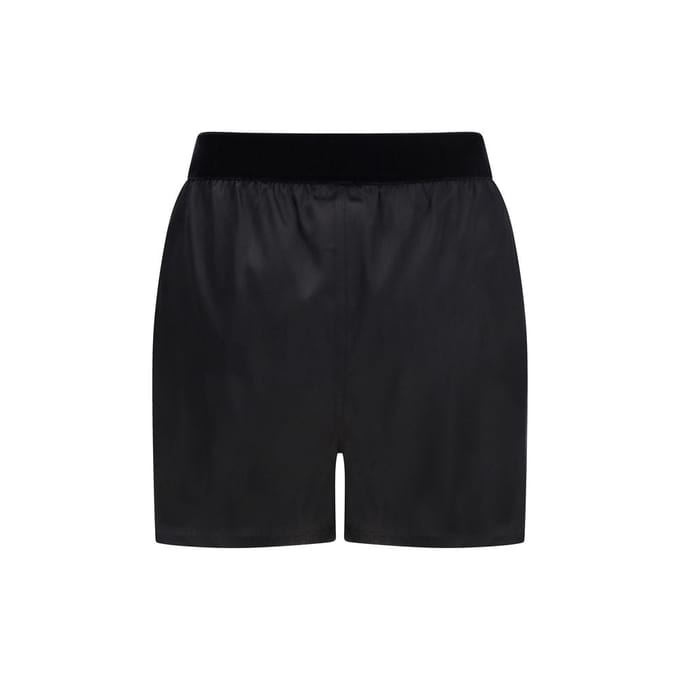 Tom Ford Zwarte Zijde Bermuda Shorts