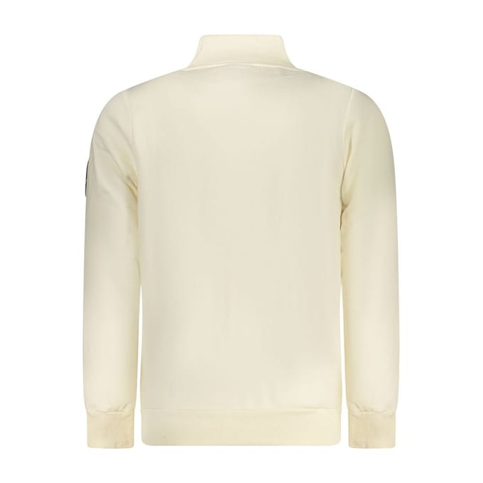 Noorwegen 1963 Witte Katoenen Heren Sweatshirt