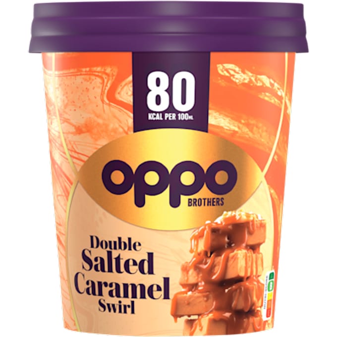 Pint double salted caramel swirl