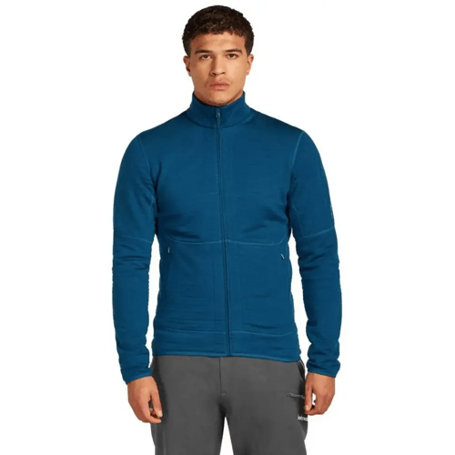 Icebreaker 400 RealFleece Descender Vest Heren (Maat - M, Kleur - Atlantis)