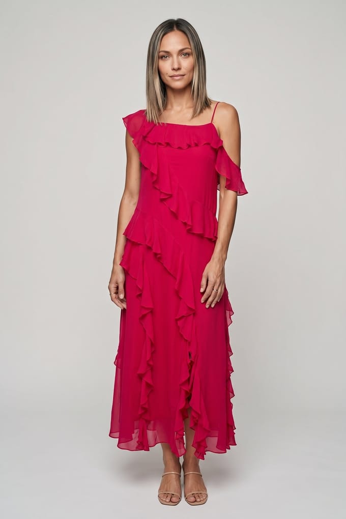 & Other Stories Carmel Dress Pink Größe: 36 | Maxikleider Outlet | Damen | Rosa