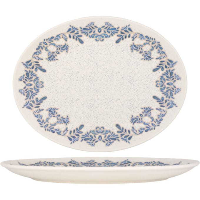 Rinart Serveerschaal - Valeria - Porselein - 36 cm - set van 2