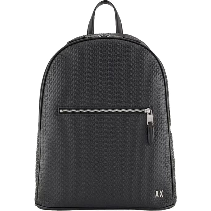 Armani Exchange herenrugzak van gecoat materiaal.