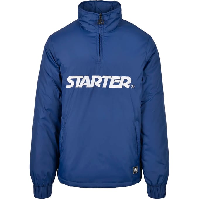 Starter Black Label - Starter Logo Half Zip Pullover Jas - S/Blauw