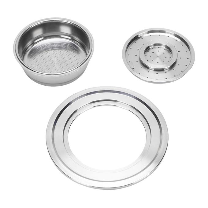 Tasse Capsule de Café Réutilisable Compatible avec Machine à Café SENSEO Capsule Rechargeable Filtre en Acier Inoxydable white
