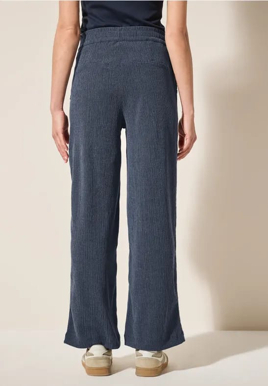 Wide Legs gestructureerde broek