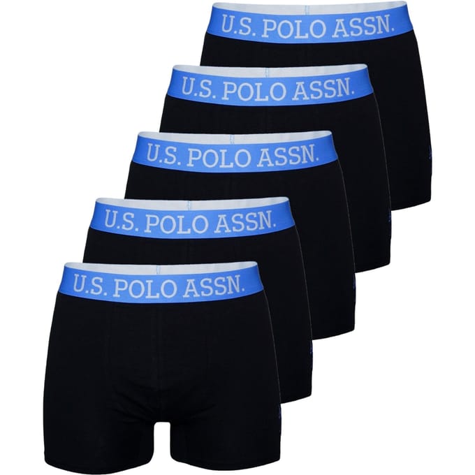 U.S. POLO Boxershorts 5 Pack Unterhosen Boxer