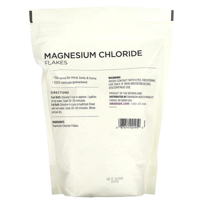 Magnesiumchloridevlokken, 0,75 kg(1.65lb)