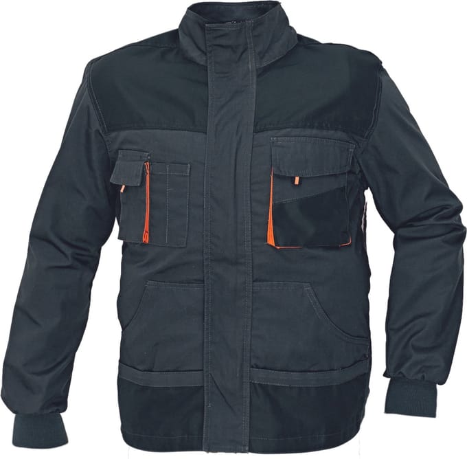 Cerva Werkjas Emerton Flannel Zwart 56