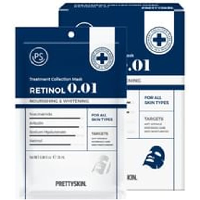 Pretty skin - Treatment Collection Mask Set - 3 Types Retinol 0.01