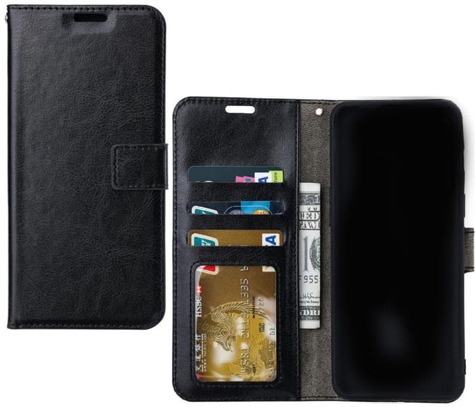 Portemonnee Book Case Hoesje Geschikt voor: Google Pixel 9 - zwart