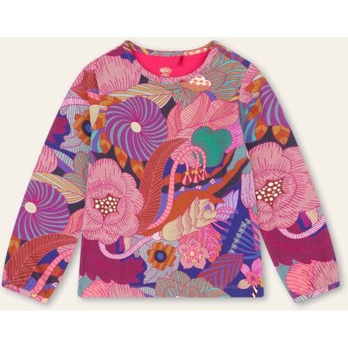 Oilily Tempos T-Shirt- maat152/12yr Brunnera Blauw