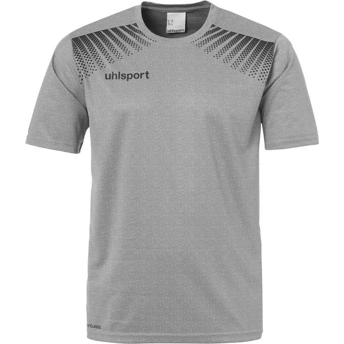 Uhlsport Goal Polyester Training T-Shirt Donker Grijs Melange-Zwart Maat 128