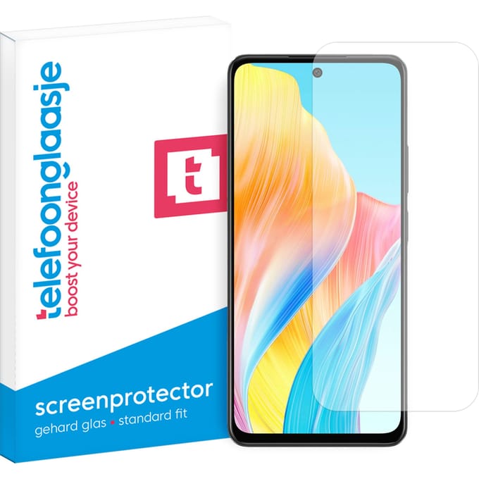 OPPO A58 4G screenprotector gehard glas