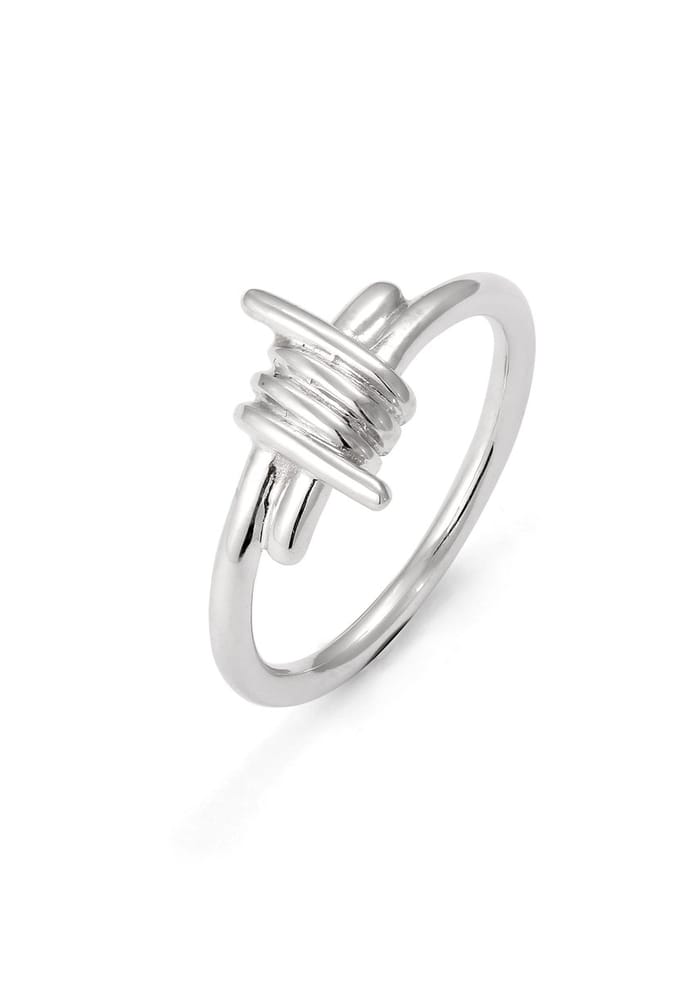 KUZZOI - Ring - Ring Heren Draad 925 Sterling Zilver Festival -